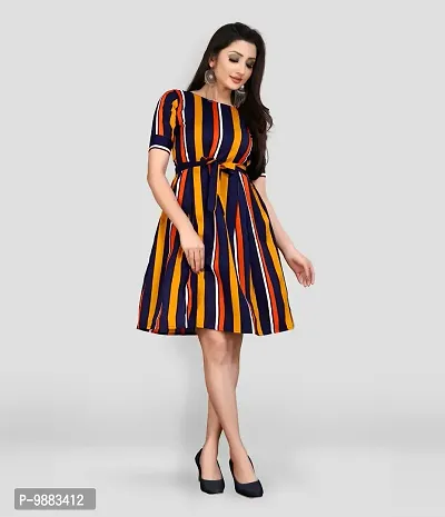 Stylish Women Polyester Dress-thumb0