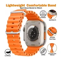 S8 Ultra Android Smart Watch 4G Sim Card 49mm Camera WiFi GPS - Orange, Free Size-thumb1