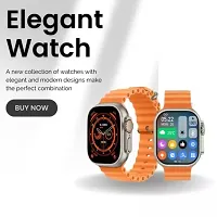 S8 Ultra Android Smart Watch 4G Sim Card 49mm Camera WiFi GPS - Orange, Free Size-thumb3