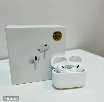 Earpods Pro Bluetooth V5.0 Wireless High Bass Clear Sound Bluetooth Noise Cancelling - White, True Wireless