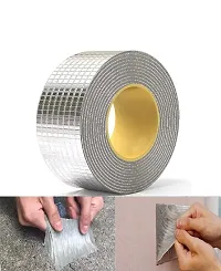 Leakage Repair Aluminum Waterproof Tape for Surface Crack, Roof, Pipe Repair Solution Aluminum Tape Waterproof Tape for Plastic,Metal,Concrete Repair Adhesive Sealing Butyl Rubber Tape-thumb4