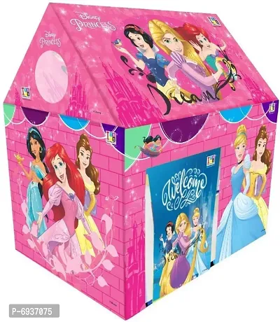 JOY MAKER Princess Role Play Pipe Tent House for Kids (Pink)-thumb0