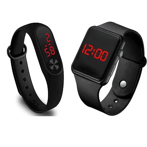 Classy Digital Watches for Kids, Pack of 2