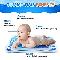 JOYMAKER Tummy time Baby and Toddlers Perfect Fun time Play Inflatable Water mat, Activity Center Your Babys Stimulati-thumb3