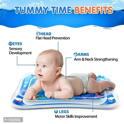 JOYMAKER Tummy time Baby and Toddlers Perfect Fun time Play Inflatable Water mat, Activity Center Your Babys Stimulati-thumb4