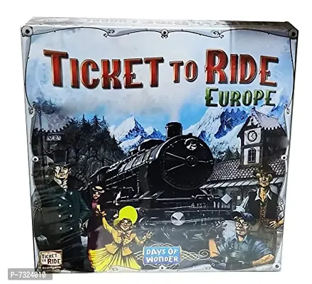 Ticket to Ride Board Game, Card Game, Board Game for Adults and Family, Train Game, Ages 8-thumb0