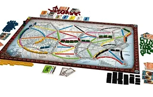 Ticket to Ride Board Game, Card Game, Board Game for Adults and Family, Train Game, Ages 8-thumb3