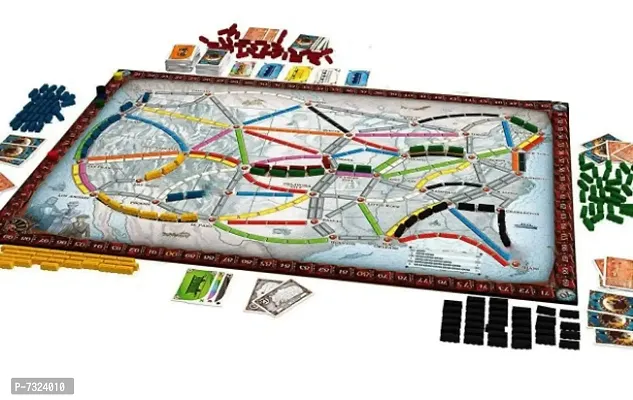 Ticket to Ride Board Game, Card Game, Board Game for Adults and Family, Train Game, Ages 8-thumb4