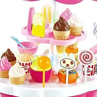 Ice Cream Plastic Music Light Playset Toy Set for kids 39 Pcs-thumb3