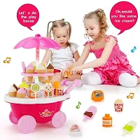 Ice Cream Plastic Music Light Playset Toy Set for kids 39 Pcs-thumb1