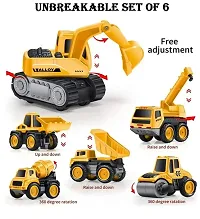 Team Unbreakable Engineering Automobile Construction Plastic Trucks for Kids-thumb1