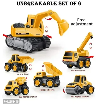 Team Unbreakable Engineering Automobile Construction Plastic Trucks for Kids-thumb2