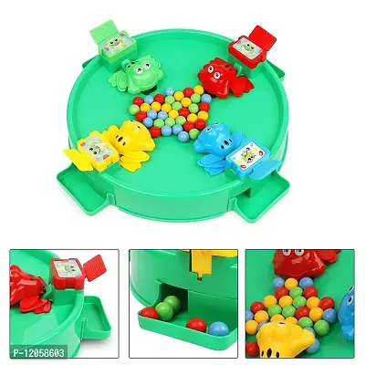 Frog Eat Beans Game-4 Players Plastic Game for Kids-thumb5