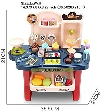 Ice Cream Candy Shop Kitchen Grocery Store Accessories Plastic Set for Kids-thumb4