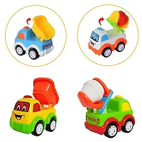 Unbreakable Pull Back Vehicles| Push and Go Crawling Toy for Kids Children, Power Friction Cars for 1+ Years Old Boys,Girls,Plastic (Multi color, Pack of 7)-thumb2