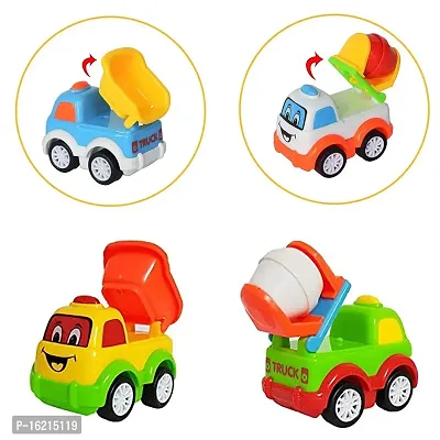 Unbreakable Pull Back Vehicles| Push and Go Crawling Toy for Kids Children, Power Friction Cars for 1+ Years Old Boys,Girls,Plastic (Multi color, Pack of 7)-thumb3