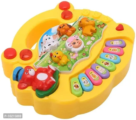 JOY MAKER Educational Baby Musical Animal Farm Developmental Piano Toy for Kids (6.88 x 6.49 x 1.37-Inches)