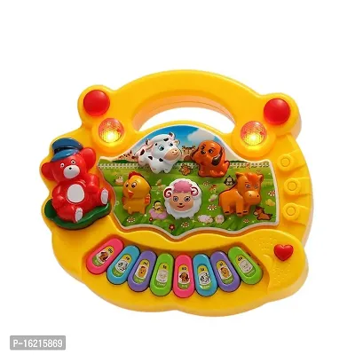 JOY MAKER Educational Baby Musical Animal Farm Developmental Piano Toy for Kids (6.88 x 6.49 x 1.37-Inches)-thumb4