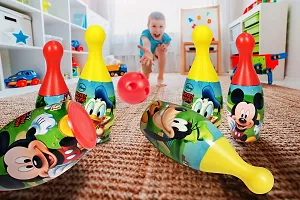 JOY MAKER Plastic Spider or Mickey Bowling Game Set for Kids with 6 Pin 1 Ball Sport Toys Gift for Baby Boys Girls Aged 3 4 5 6 Years Old-thumb3