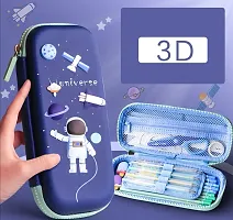 JOY MAKER 3D EVA Space Pencil Case for Kids - Pencil Pouch, New Kids Designer Pencil Pouch for Kids - Pencil Pouch for Kids (ASORTED DESING 1 PCS)-thumb1