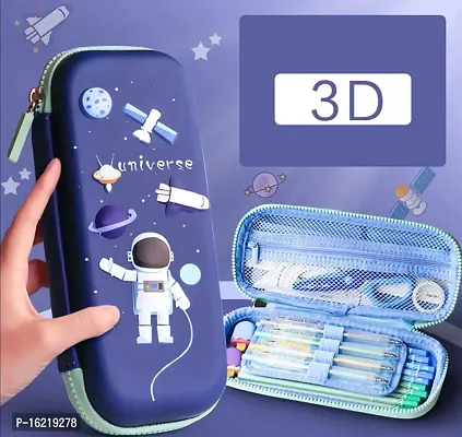 JOY MAKER 3D EVA Space Pencil Case for Kids - Pencil Pouch, New Kids Designer Pencil Pouch for Kids - Pencil Pouch for Kids (ASORTED DESING 1 PCS)-thumb2