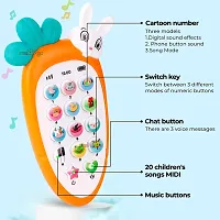 JOY MAKER Mobile Phone Toys for Kids Smart Phone Cordless Feature Rabbit Mobile Musical Sound Toys with Smart Light Battery Operated Birthday Gifts for Girls Boys (Pack of 1)-thumb3