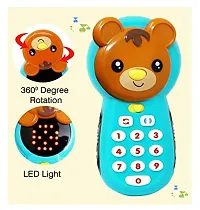 JOY MAKER Educational Phone Call  Chat Learning Play Phone Role-Play Fun 123 Mobile Baby Toy Phone with Light, Music for 1 2 3 Year Old - 6-36 Months Toddler Kids (Multicolour)-thumb3