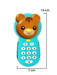 JOY MAKER Educational Phone Call  Chat Learning Play Phone Role-Play Fun 123 Mobile Baby Toy Phone with Light, Music for 1 2 3 Year Old - 6-36 Months Toddler Kids (Multicolour)-thumb1