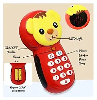 JOY MAKER Educational Phone Call  Chat Learning Play Phone Role-Play Fun 123 Mobile Baby Toy Phone with Light, Music for 1 2 3 Year Old - 6-36 Months Toddler Kids (Multicolour)-thumb2