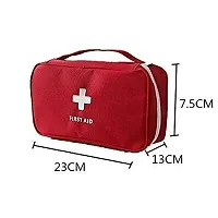 keskriva Multi-Function Large Medical Kit First Aid Pouch | Medicine Organizer Box for Travelling Car, Home, Office | Emergency First Aid Kit Box Organizer (Set of 1)-thumb2