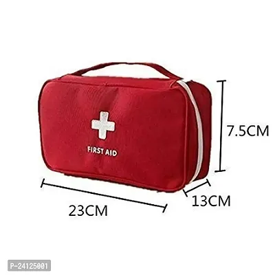 keskriva Multi-Function Large Medical Kit First Aid Pouch | Medicine Organizer Box for Travelling Car, Home, Office | Emergency First Aid Kit Box Organizer (Set of 1)-thumb3