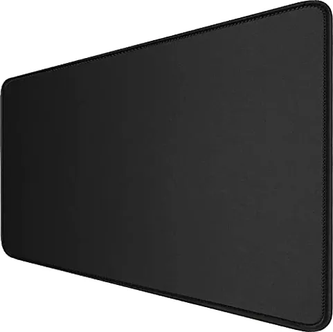 keskriva Gaming Mouse Pad XXL, Extended Large Desk mat, Mousepad for Laptop, Mouse Pads for PC Keyboard with Non-Slip Rubber Base Black with Black Border (60X30X0.2)1pcs