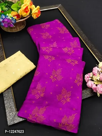 Art Silk Saree with Blouse piece