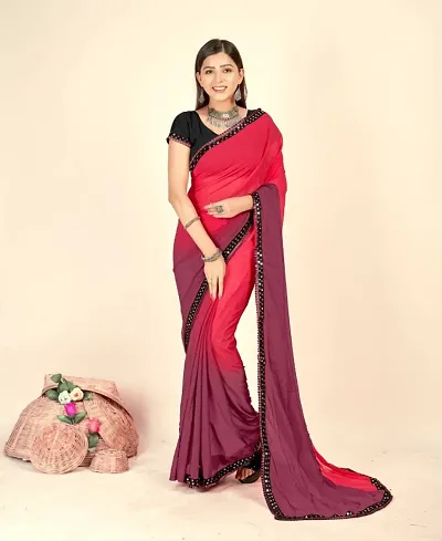 Georgette Saree with Blouse piece