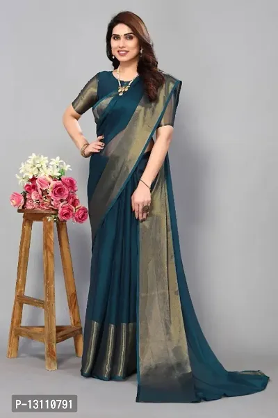 Chiffon Saree with Blouse piece