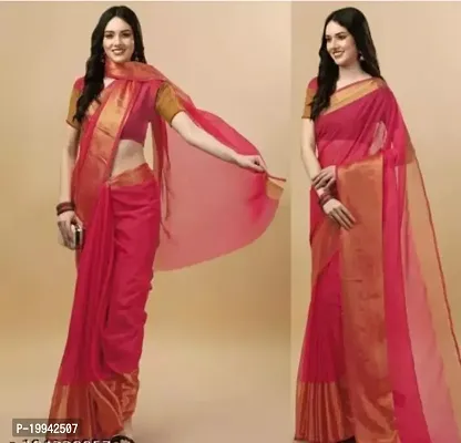 Chiffon Saree with Blouse piece