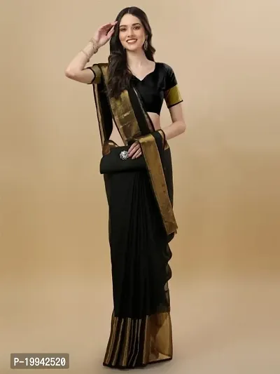 Chiffon Saree with Blouse piece-thumb0