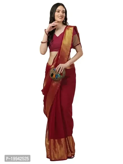 Chiffon Saree with Blouse piece