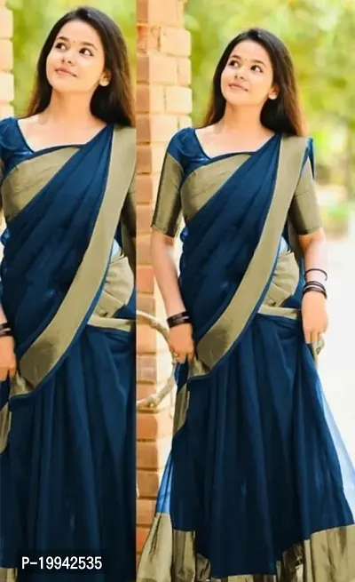 Chiffon Saree with Blouse piece