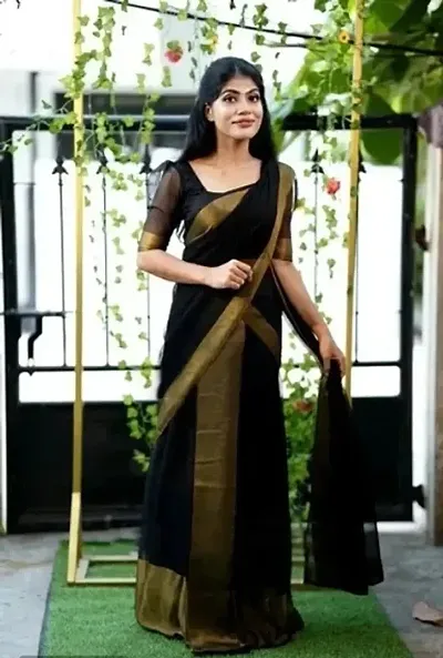 Chiffon Saree with Blouse piece