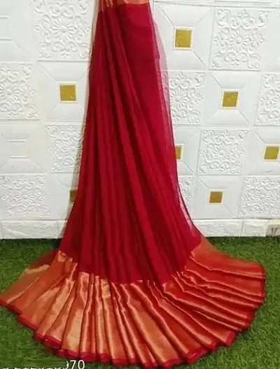 Chiffon Saree with Blouse piece