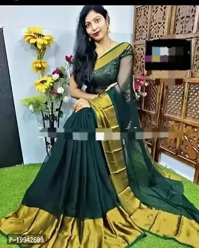 Chiffon Saree with Blouse piece