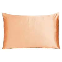 Fashion Decor Hub Pillowcase Set 300 TC Satin Soft Comfortable Pillow Case Satin Silk Pillow Cover for Hair and Skin Home Bedroom Decor Pack of 2 PC-thumb2