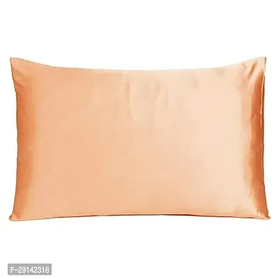 Fashion Decor Hub Pillowcase Set 300 TC Satin Soft Comfortable Pillow Case Satin Silk Pillow Cover for Hair and Skin Home Bedroom Decor Pack of 2 PC-thumb3