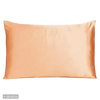 Fashion Decor Hub Pillowcase Set 300 TC Satin Soft Comfortable Pillow Case Satin Silk Pillow Cover for Hair and Skin Home Bedroom Decor Pack of 2 PC-thumb2