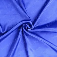 Fashion Decor Hub 300 TC Silk Satin Pillowcase Pillow Case Cushion Cover for Hair and Skin Soft Comfortable Sleeping Throw Home Bedroom Decor Standard Pack of 1 PC (20 X 26 Inch) (Royal Blue)-thumb2