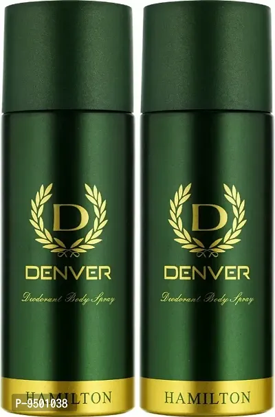 Denver Deodorant Body Spray Deo Combo for Men, 165ml (Pack of 2) - Hamilton-thumb0