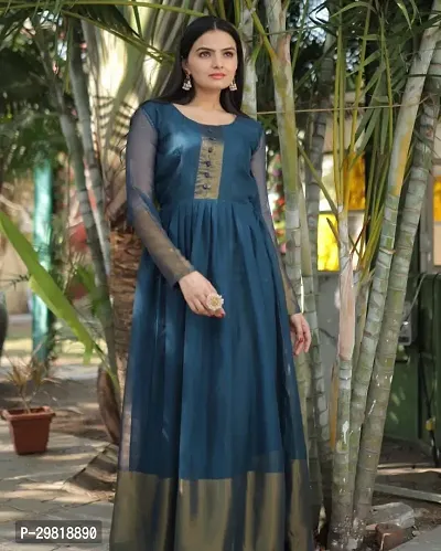 Fancy Viscose Silk Kurtas For Women-thumb0