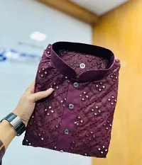 MENS KURTA_ WINE-thumb1