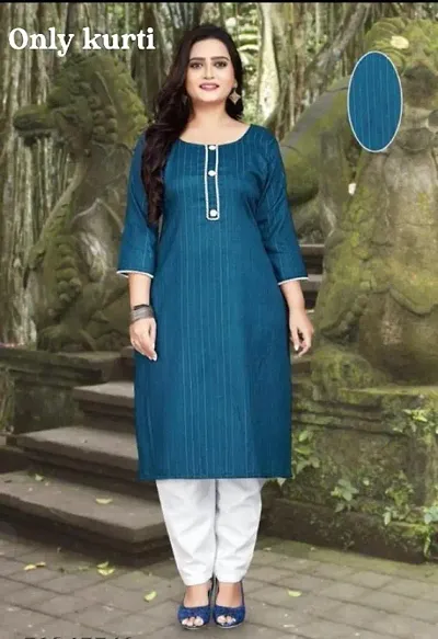 Trendy Cotton Blend Kurta Bottom Set